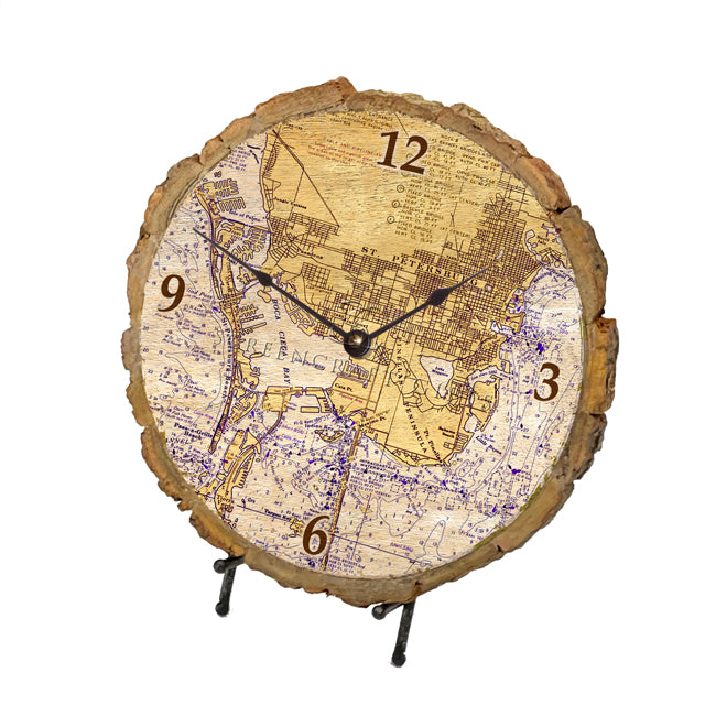 St. Petersburg, FL- Wood Clock