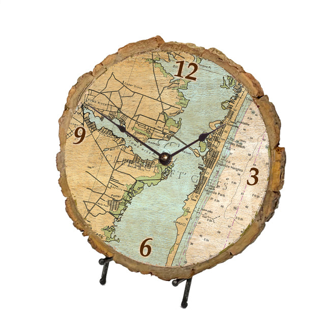 Seaside Park, NJ- Wood Clock