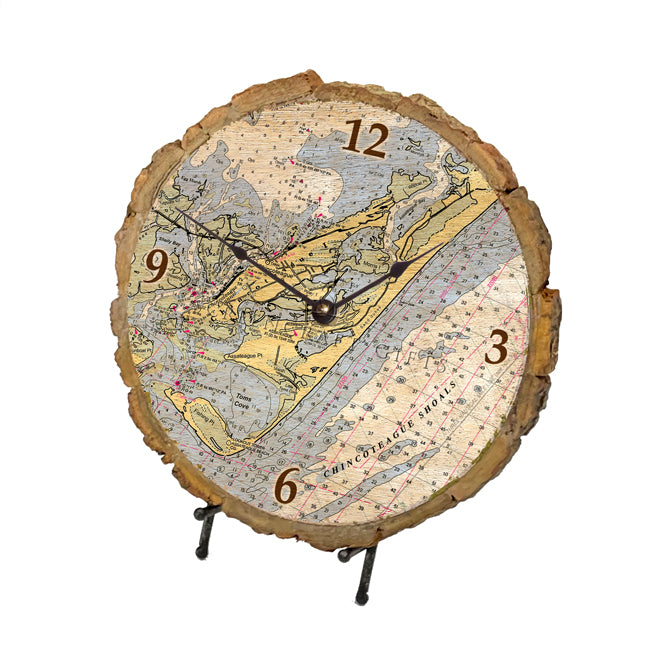 Chincoteague, VA - Wood Clock