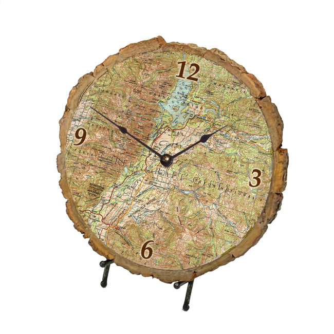 Grand Teton National Park-  Wood Clock
