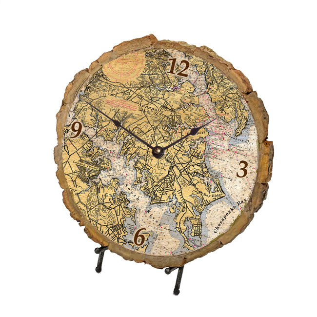 Annapolis, MD - Wood Clock