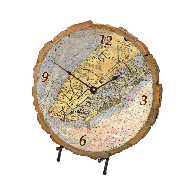 Cape May, NJ- Wood Clock