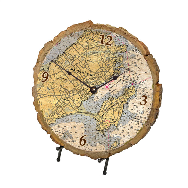 Marblehead, MA- Wood Clock