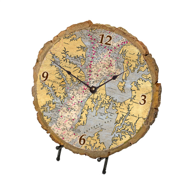 Chesapeake Bay - Wood Clock