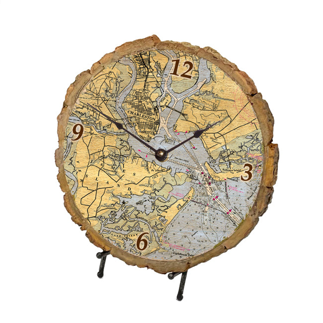 Charleston, SC - Wood Clock