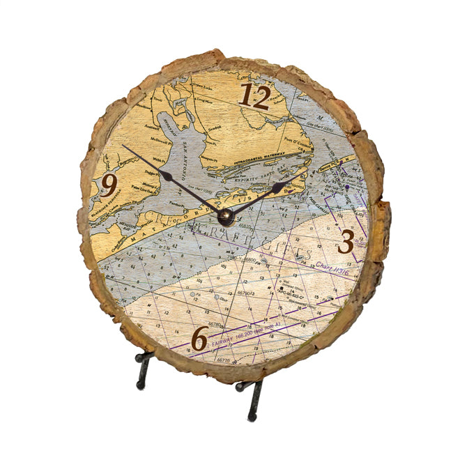 Matagorda Island, TX- Wood Clock