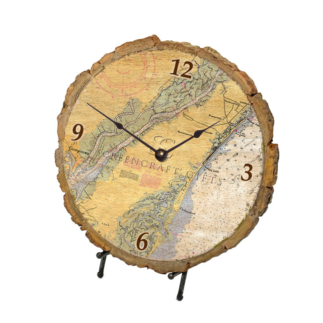 DeBordieu, SC - Wood Clock