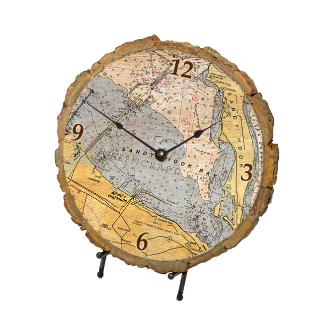 Sandy Hook, NJ - Wood Clock