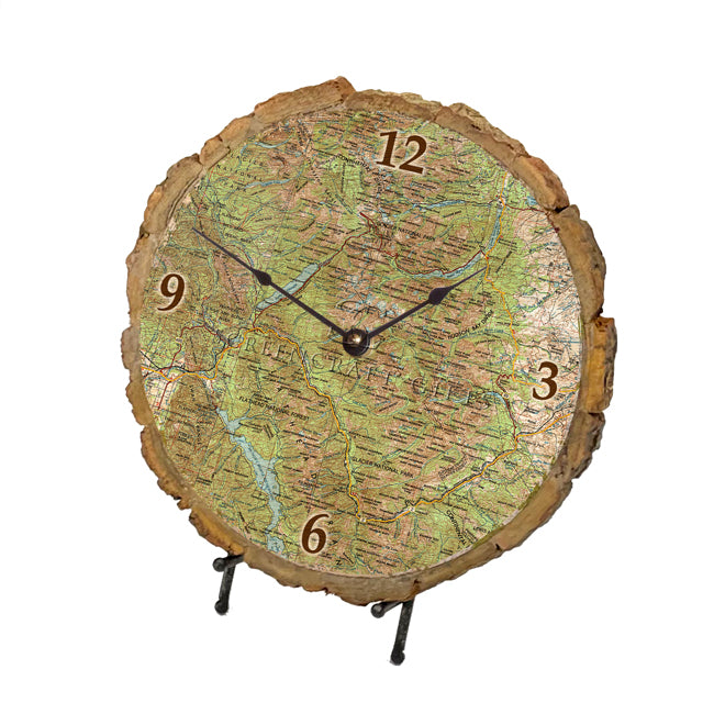 Glacier National Park-  Wood Clock