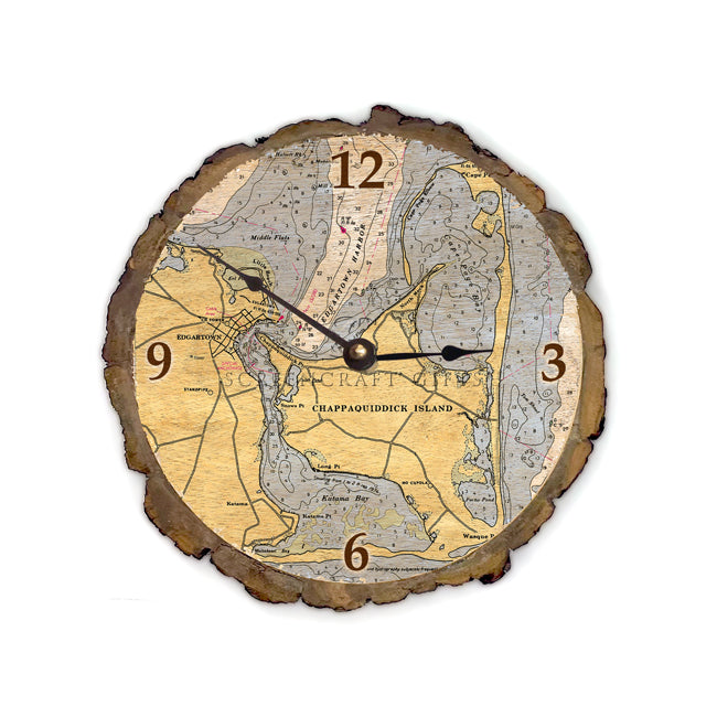 Chappaquiddick, MA- Wood Clock
