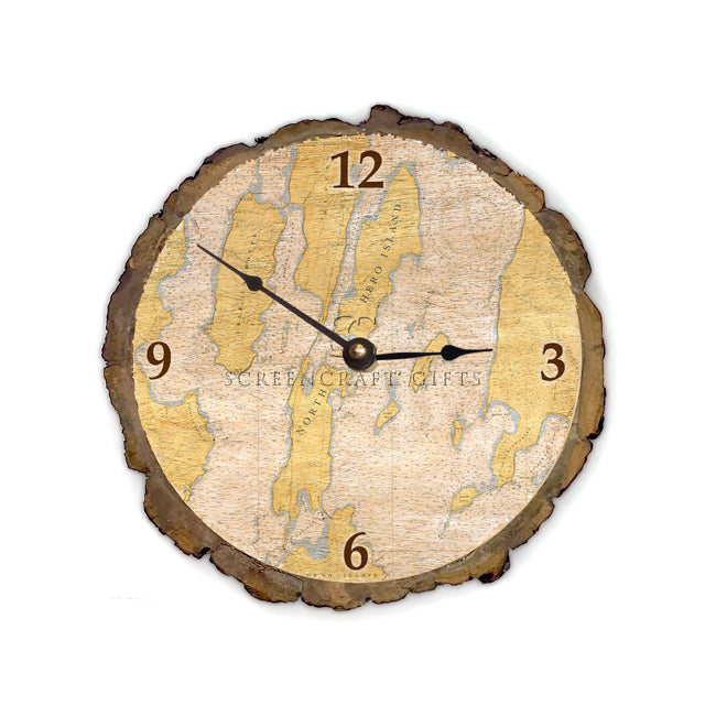 North Hero, VT - Wood Clock