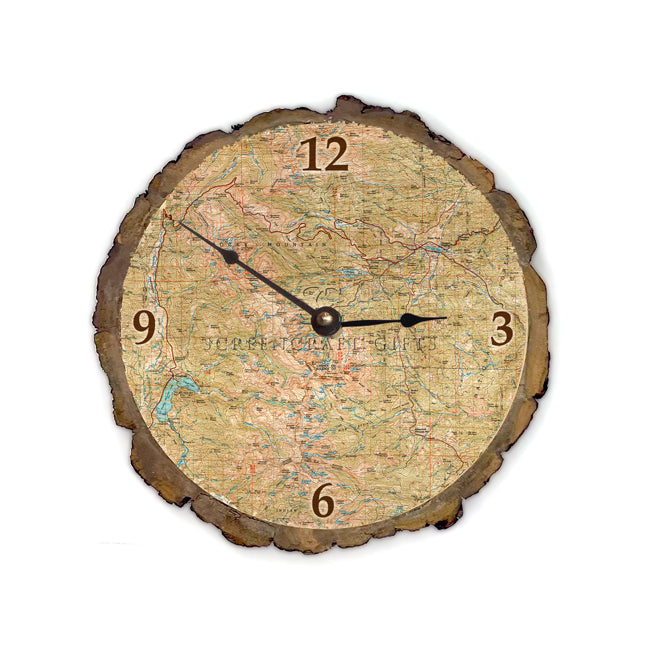 Rocky Mountain National Park-  Wood Clock