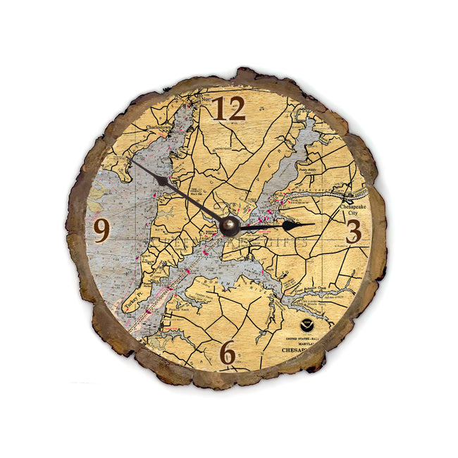 Elkton, MD- Wood Clock