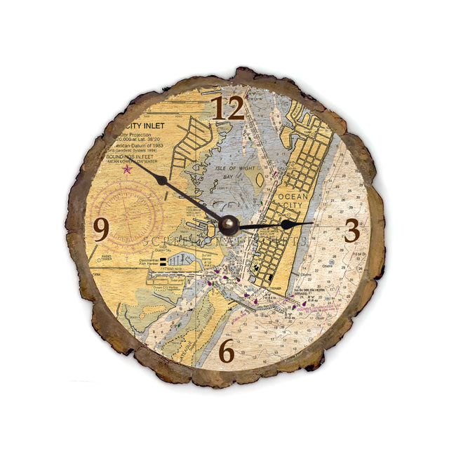 Ocean City, MD- Wood Clock