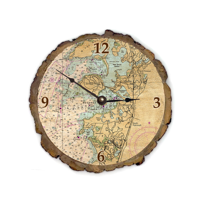 North Falmouth, MA  - Wood Clock