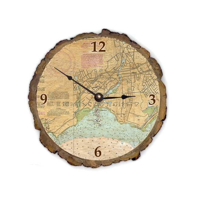 Southport, CT  - Wood Clock