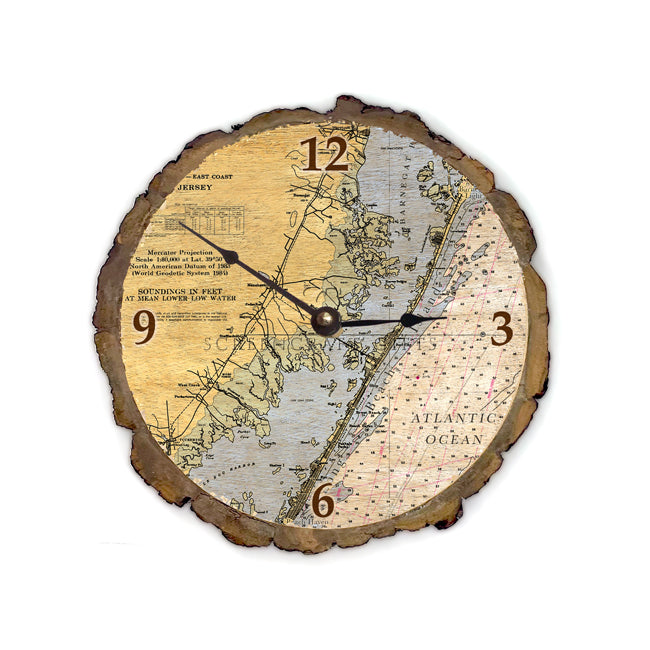 Long Beach Island, NJ- Wood Clock