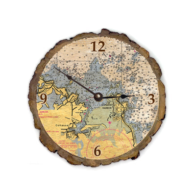 Cohasset, MA  - Wood Clock