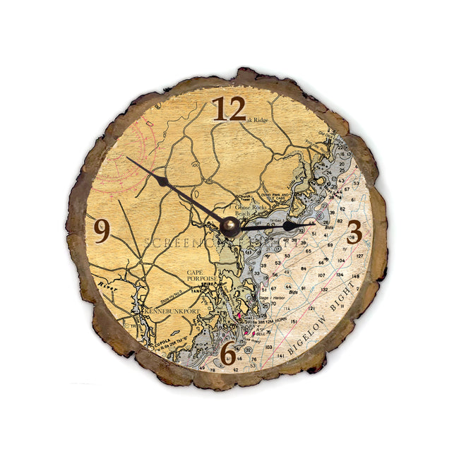 Kennebunkport, ME- Wood Clock