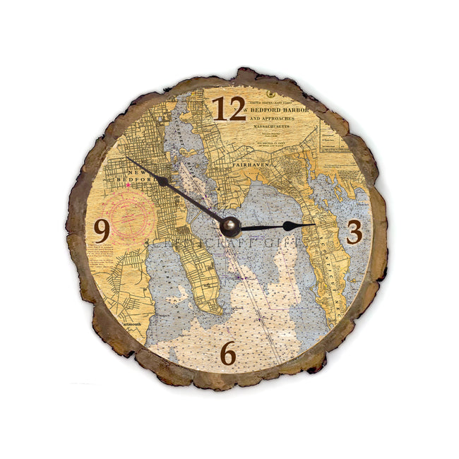 New Bedford, MA- Wood Clock