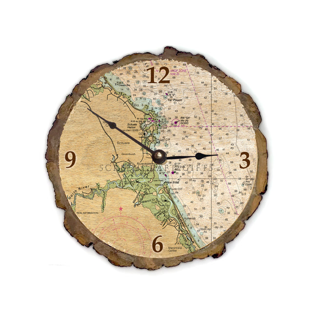 Scituate, MA - Wood Clock
