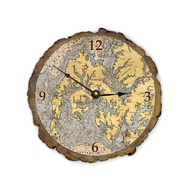 St. Michaels, MD- Wood Clock