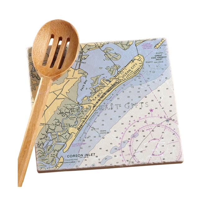 Ocean City, NJ- Marble Trivet