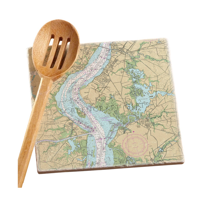 Pennsville, NJ- Marble Trivet