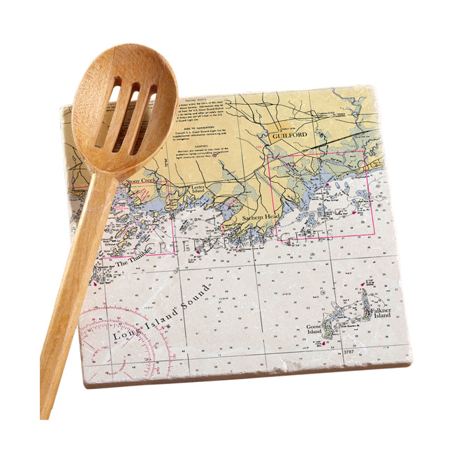 Guilford, CT - Marble Trivet