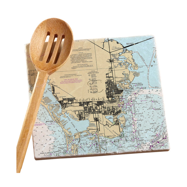 St. Petersburg, FL- Marble Trivet