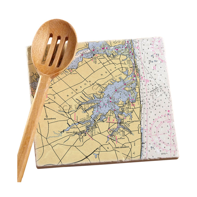 Rumson, NJ-  Marble Trivet