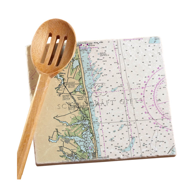 Bethany Beach, DE- Marble Trivet