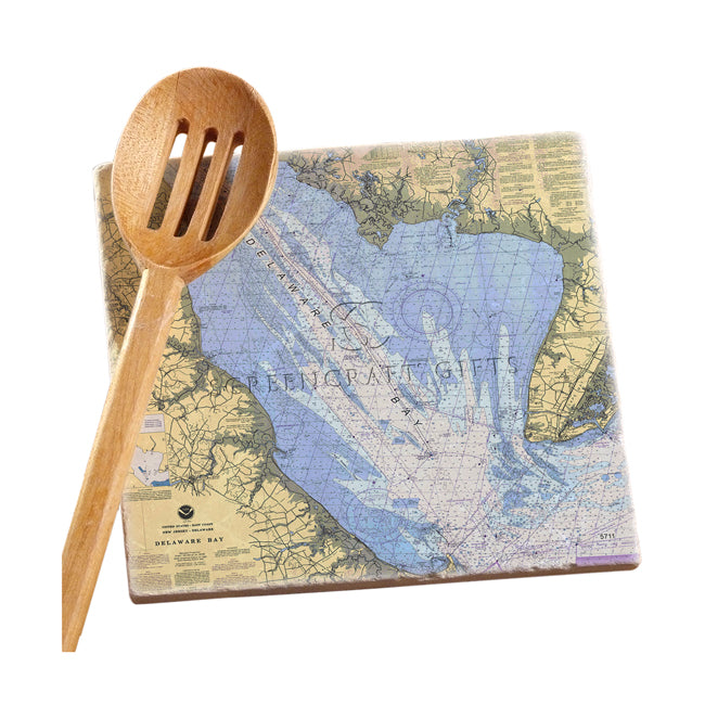 Delaware Bay- Marble Trivet