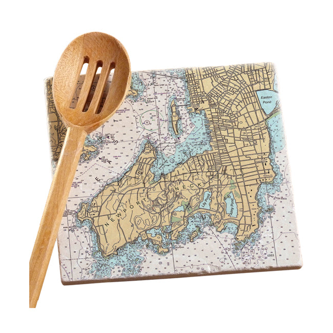 Newport Neck, RI - Marble Trivet