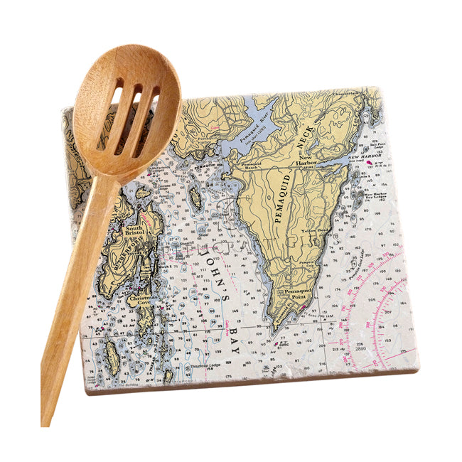 Pemaquid Neck, ME - Marble Trivet