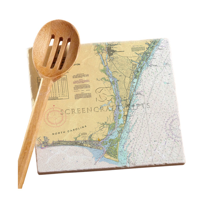 Cape Fear, NC - Marble Trivet