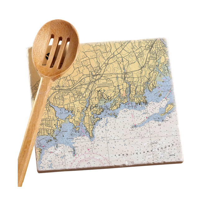 Darien, CT  - Marble Trivet