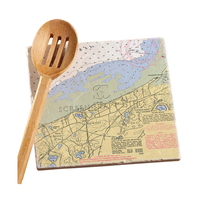 Brewster,  MA - Marble Trivet