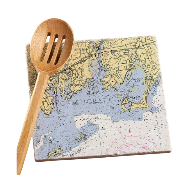 Greenwich, CT- Marble Trivet