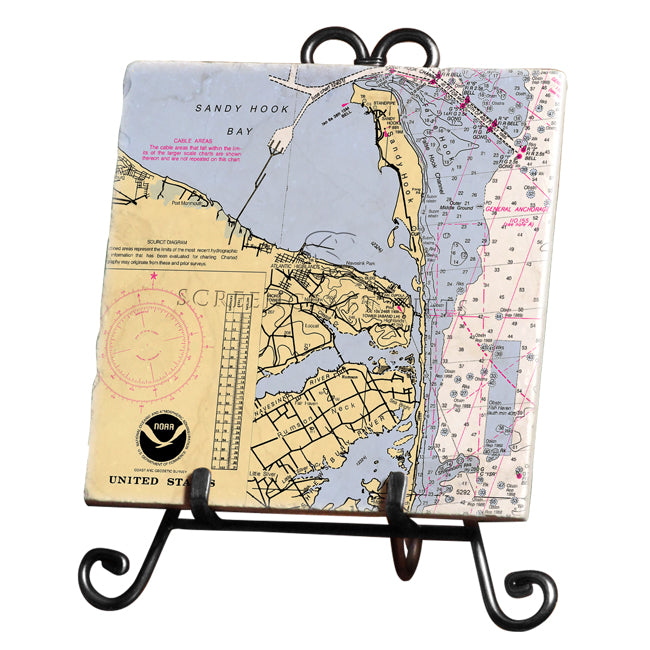 Sandy Hook, NJ - Marble Trivet