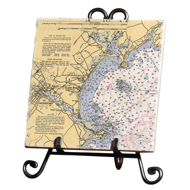 Old Orchard Beach, ME- Marble Trivet