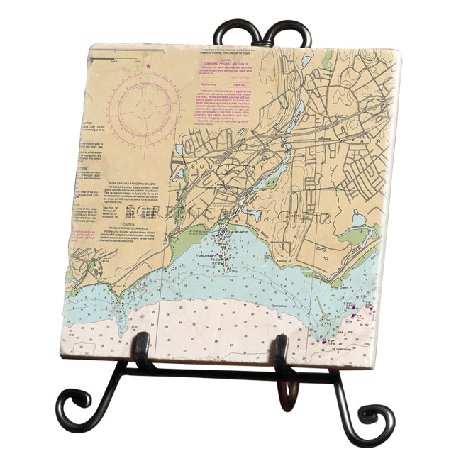 Southport, CT  - Marble Trivet