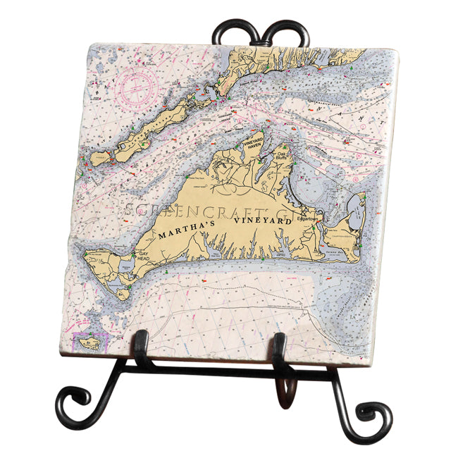 Martha's Vineyard, MA - Marble Trivet