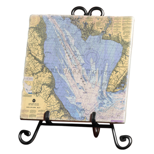 Delaware Bay- Marble Trivet