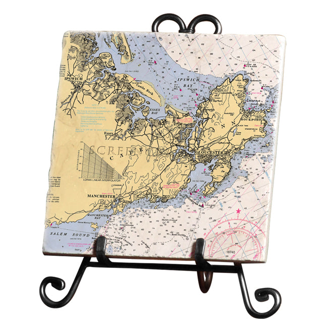 Cape Ann, MA - Marble Trivet