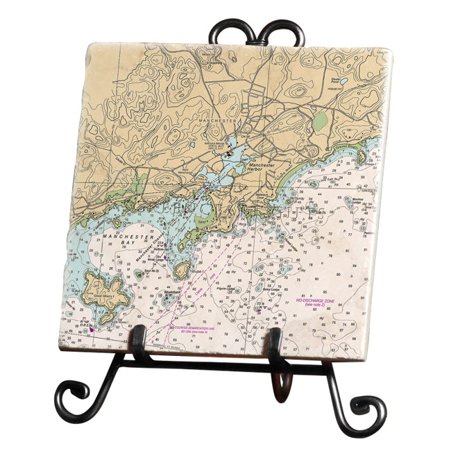 Manchester by the Sea, MA - Marble Trivet