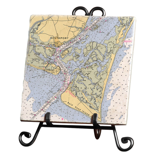 Bald Head Island, NC - Marble Trivet