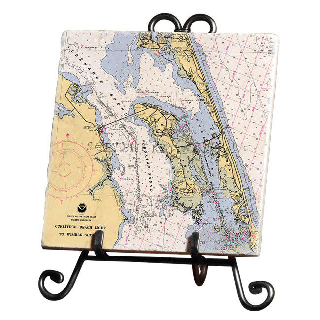 Roanoke Island, NC - Marble Trivet