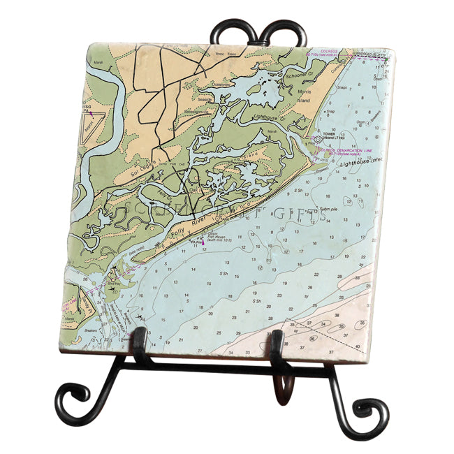 Folly Beach, SC - Marble Trivet