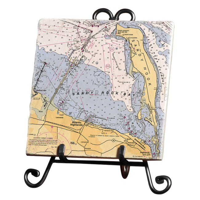 Sandy Hook, NJ - Marble Trivet